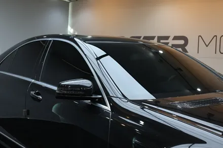 부천 썬팅 벤츠 s350 w221 하버캠프 세라믹본드 재시공 퀄리티 확인하기 / 경기 부천