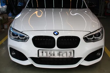 안성 공도랩핑 BMW 118d 본넷 스프라이트 및 사이드 카멜로온 랩핑 / 안성시 원곡면