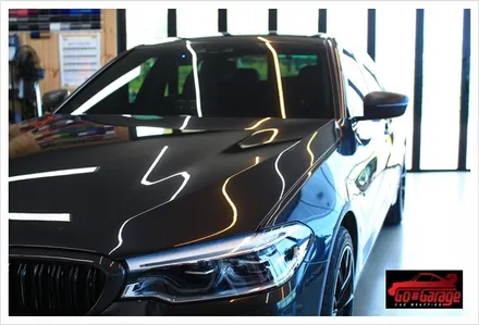평택랩핑 안성랩핑 공도블랙박스  BMW 520d 럭셔리  사이드 밀러, 사이드 에어덕트 카본랩핑 / 안성시 원곡면