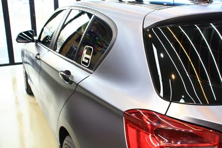 평택 안성랩핑 BMW 118d 사틴 다크 그레이 전체 랩핑 / 안성시 원곡면