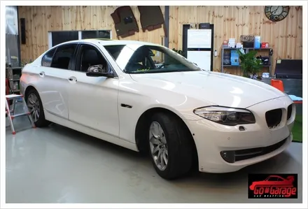 안성랩핑/평택랩핑 BMW 528i 반무광 레드 전체랩핑 시공 현장 / 안성시 원곡면