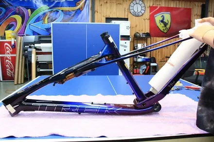 안성 평택랩핑 자전거랩핑 TREK BIKE 컴스텀 데칼, PPF 시공 / 안성시 원곡면