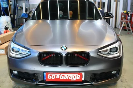 평택 안성랩핑 BMW 118d 사틴 다크 그레이 전체 랩핑 / 안성시 원곡면