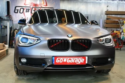 평택 안성랩핑 BMW 118d 사틴 다크 그레이 전체 랩핑 / 안성시 원곡면