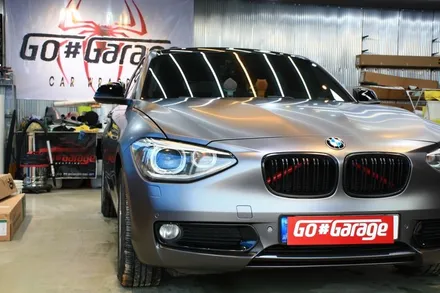 평택 안성랩핑 BMW 118d 사틴 다크 그레이 전체 랩핑 / 안성시 원곡면