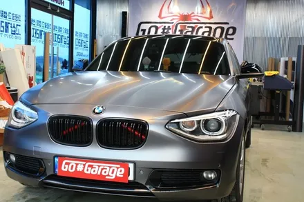 평택 안성랩핑 BMW 118d 사틴 다크 그레이 전체 랩핑 / 안성시 원곡면