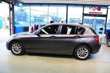 평택 안성랩핑 BMW 118d 사틴 다크 그레이 전체 랩핑 / 안성시 원곡면