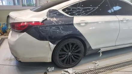 [안성 평택 랩핑전문] 제네시스 G80 전체랩핑제거 / 안성시 원곡면