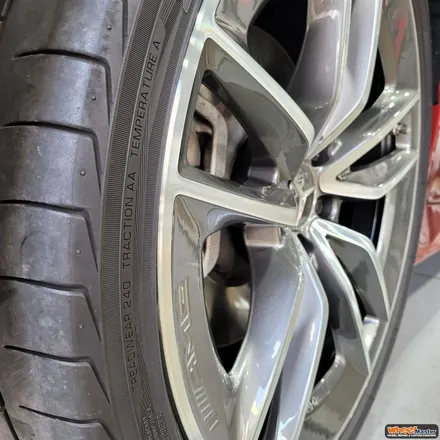 [부산휠복원][부산휠수리] 벤츠 CLS 53AMG 휠 스크래치 복원 / 부산 해운대 송정동