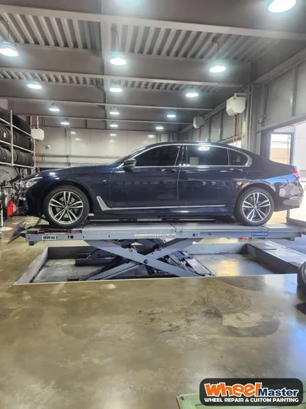 [부산휠복원][부산휠수리] BMW 7시리즈 컷팅휠 4개 휠복원 / 부산 해운대 송정동