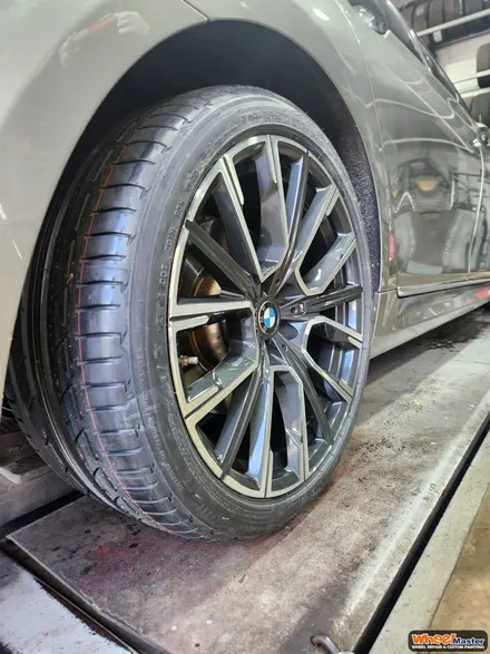 [부산휠복원][부산휠수리] BMW 7 시리즈 휠복원 컷팅휠 완벽 복원 / 부산 해운대 송정동