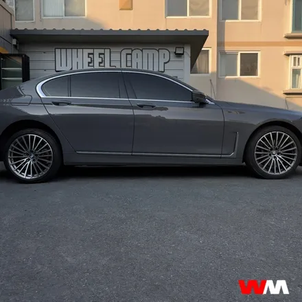 [부산휠복원][휠마스터] BMW 740i 다이아몬드컷팅 휠복원 / 부산 해운대 송정동