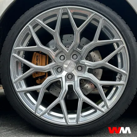 [부산휠도색][휠마스터] 벤츠 S63 AMG 크롬 휠도색 / 부산 해운대 송정동