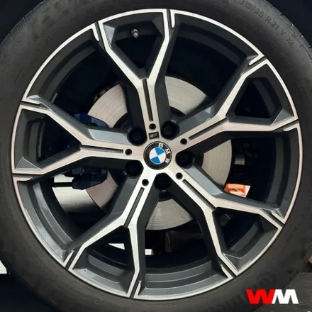 [부산휠도색][휠마스터] BMW X6 블랙유광 휠도색 / 부산 해운대 송정동