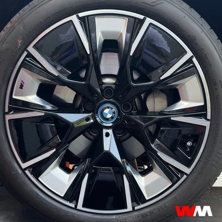 [부산휠복원][부산휠수리] BMW ix3 다이아몬드컷팅 휠복원 / 부산 해운대 송정동