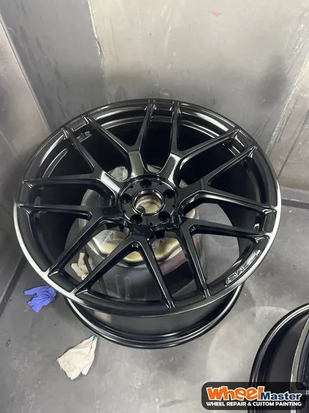 [부산휠도색][휠마스터] 벤츠 AMG GT63 블랙유광 도색 / 부산 해운대 송정동