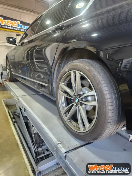 [부산휠복원][부산휠수리] BMW 7시리즈 컷팅휠 4개 휠복원 / 부산 해운대 송정동