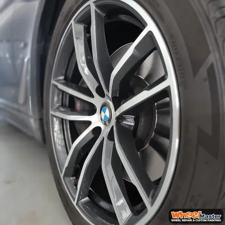 [부산휠복원][부산휠수리] BMW 520i 다이아몬드 컷팅휠 복원 / 부산 해운대 송정동