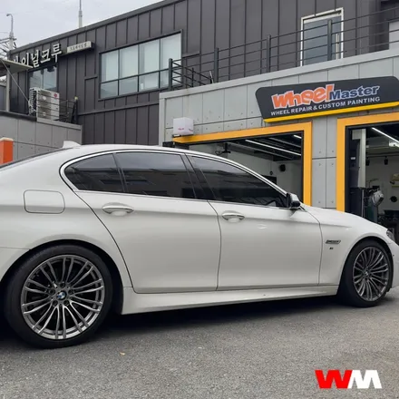 [부산휠복원][휠마스터] BMW 528i 휠복원 / 부산 해운대 송정동