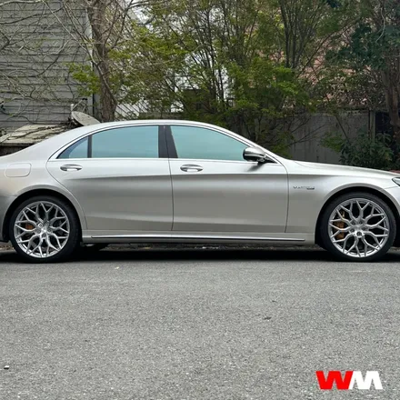 [부산휠도색][휠마스터] 벤츠 S63 AMG 크롬 휠도색 / 부산 해운대 송정동