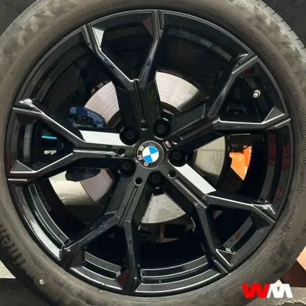 [부산휠도색][휠마스터] BMW X6 블랙유광 휠도색 / 부산 해운대 송정동