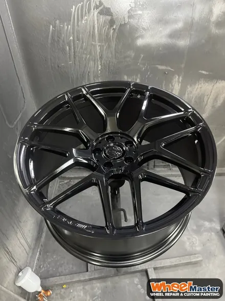 [부산휠도색][휠마스터] 벤츠 AMG GT63 블랙유광 도색 / 부산 해운대 송정동