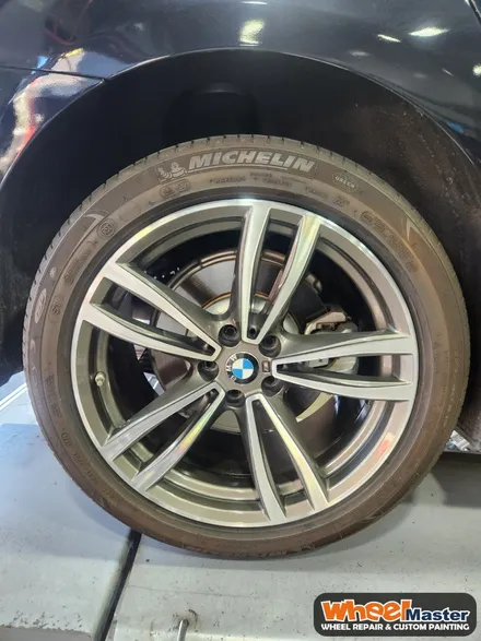 [부산휠복원][부산휠수리] BMW 7시리즈 컷팅휠 4개 휠복원 / 부산 해운대 송정동