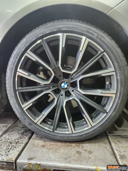 [부산휠복원][부산휠수리] BMW 7 시리즈 휠복원 컷팅휠 완벽 복원 / 부산 해운대 송정동