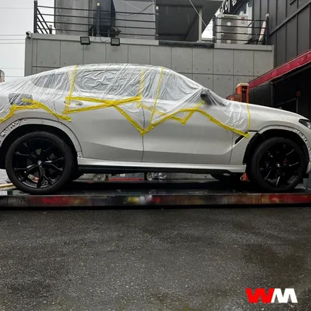 [부산휠도색][휠마스터] BMW X6 블랙유광 휠도색 / 부산 해운대 송정동