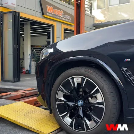 [부산휠복원][부산휠수리] BMW ix3 다이아몬드컷팅 휠복원 / 부산 해운대 송정동