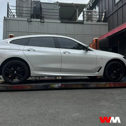 [부산휠도색][부산휠수리] BMW Gt 620d 블랙유광 휠 도색 / 부산 해운대 송정동