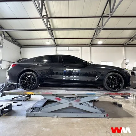 [부산휠도색][휠마스터] BMW M 850i 블랙유광 휠도색 / 부산 해운대 송정동