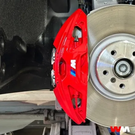 [부산휠도색][휠마스터] BMW M8 휠 캘리퍼 도색 / 부산 해운대 송정동