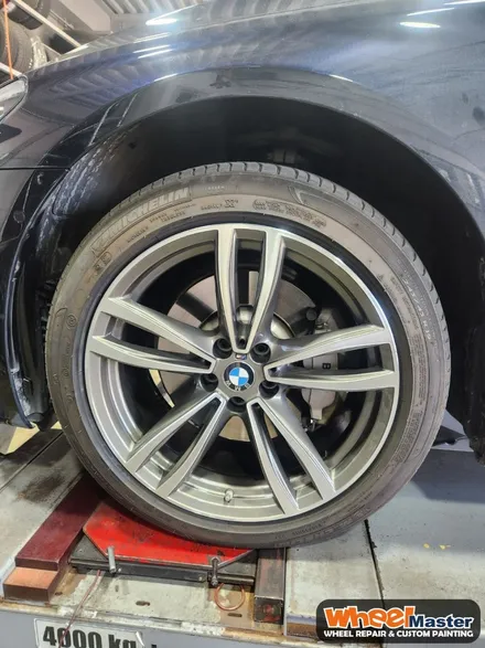 [부산휠복원][부산휠수리] BMW 7시리즈 컷팅휠 4개 휠복원 / 부산 해운대 송정동
