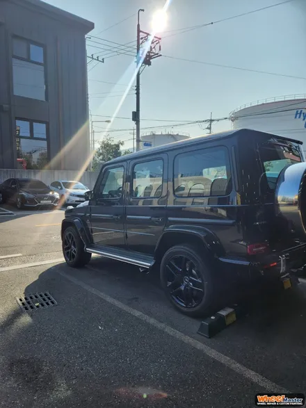 [부산휠도색][휠마스터] 벤츠 G63 AMG 블랙무광 벤츠휠도색 / 부산 해운대 송정동