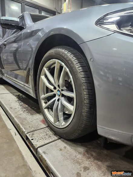 [부산휠복원][부산휠수리] BMW 5시리즈 컷팅휠 복원 작업 / 부산 해운대 송정동