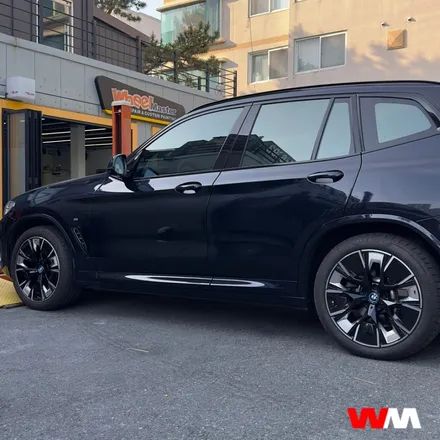 [부산휠복원][부산휠수리] BMW ix3 다이아몬드컷팅 휠복원 / 부산 해운대 송정동