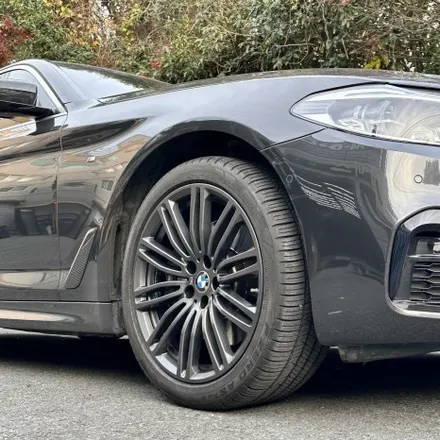 [부산휠복원][부산휠수리] BMW 530i 컷팅 휠 반무광 작업 / 부산 해운대 송정동