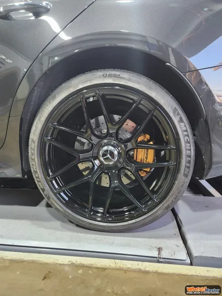 [부산휠도색][휠마스터] 벤츠 AMG GT63 블랙유광 도색 / 부산 해운대 송정동