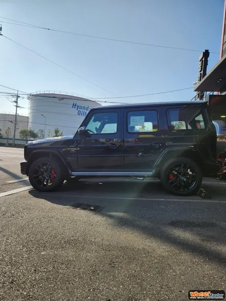 [부산휠도색][휠마스터] 벤츠 G63 AMG 블랙무광 벤츠휠도색 / 부산 해운대 송정동