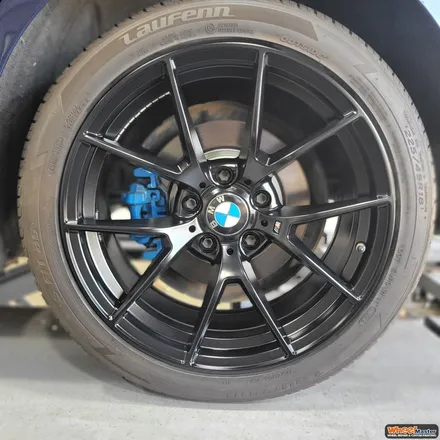 [부산휠복원][부산휠도색] BMW 3시리즈 휠 도색 및 복원 / 부산 해운대 송정동