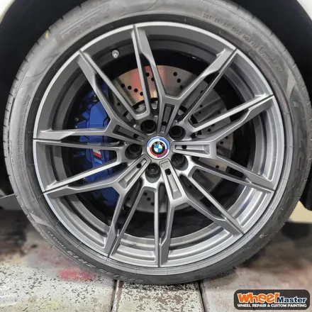 [부산휠도색][휠마스터] BMW M3 투톤 휠도색 / 부산 해운대 송정동