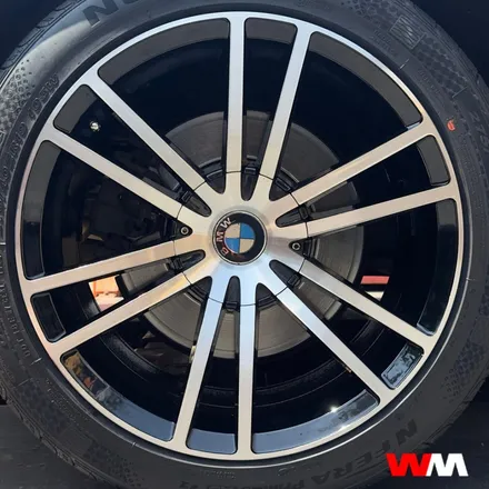 [부산휠복원][부산휠도색] BMW 740 Li 블랙폴리싱 작 / 부산 해운대 송정동