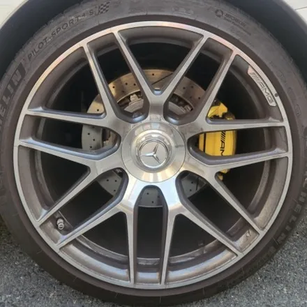 [부산휠도색][휠마스터] 벤츠 GT43 AMG 투톤 반무광 휠도색 / 부산 해운대 송정동