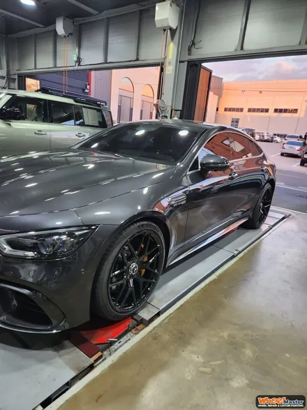 [부산휠도색][휠마스터] 벤츠 AMG GT63 블랙유광 도색 / 부산 해운대 송정동