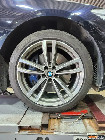 [부산휠복원][부산휠수리]BMW 6GT 휠 컷팅 복원 작업 / 부산 해운대 송정동