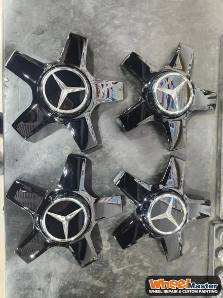 [부산휠도색][휠마스터] 벤츠 E63 AMG 블랙유광 휠도색 및 캘리퍼 도색 / 부산 해운대 송정동