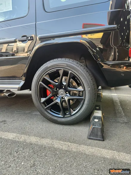 [부산휠도색][휠마스터] 벤츠 G63 AMG 블랙무광 벤츠휠도색 / 부산 해운대 송정동