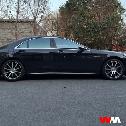 [부산휠복원][부산휠수리] 벤츠 S63 AMG 다이아몬드컷팅 휠복원 / 부산 해운대 송정동