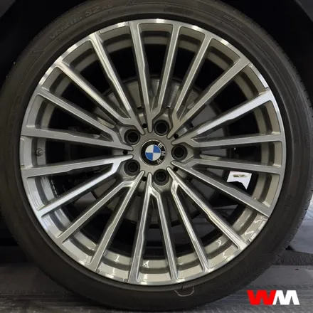 [부산휠수리][휠마스터] BMW 730d 다이아몬드컷팅 휠복원 / 부산 해운대 송정동